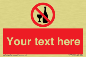 Custom prohibition no alcohol